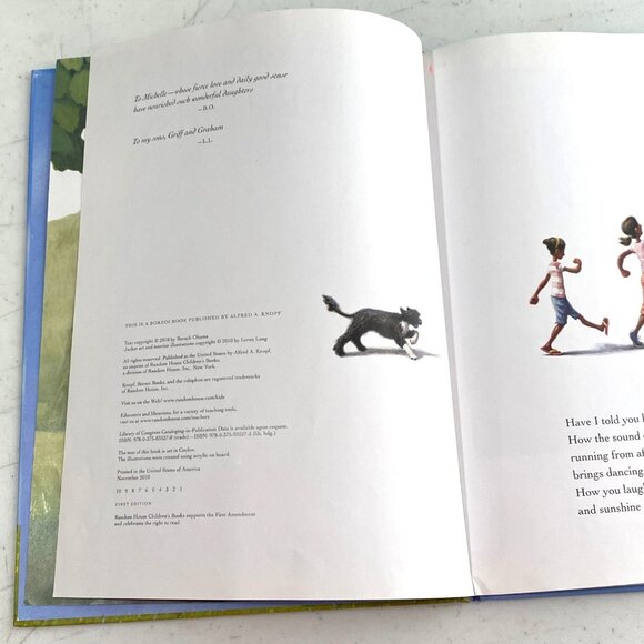 Of Thee I Sing A Letter to My Daughters Photo Invitation Barack Obama 1st Ed. - Picture 5 of 9